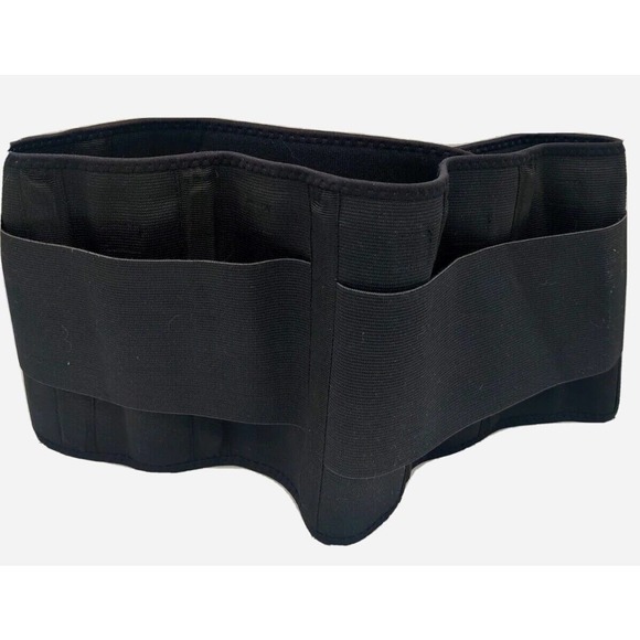 Back Support Belt Work Labor Lumbar Back Posture Brace Unbranded Size XL Black - Picture 1 of 4
